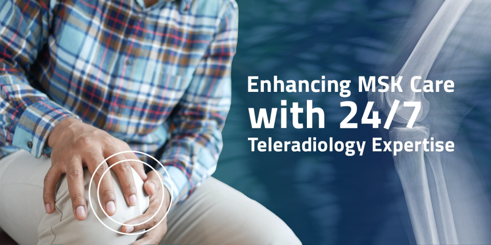 Musculoskeletal pain specialist offering 24/7 teleradiology support for faster MSK diagnosis